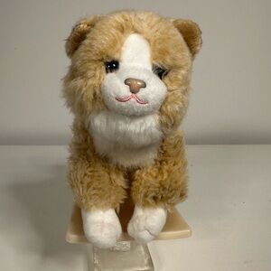 TEDDY- HERMANN  Stuffed Animal Tabby Cat Kitten Realistic  Plush Germany Rare